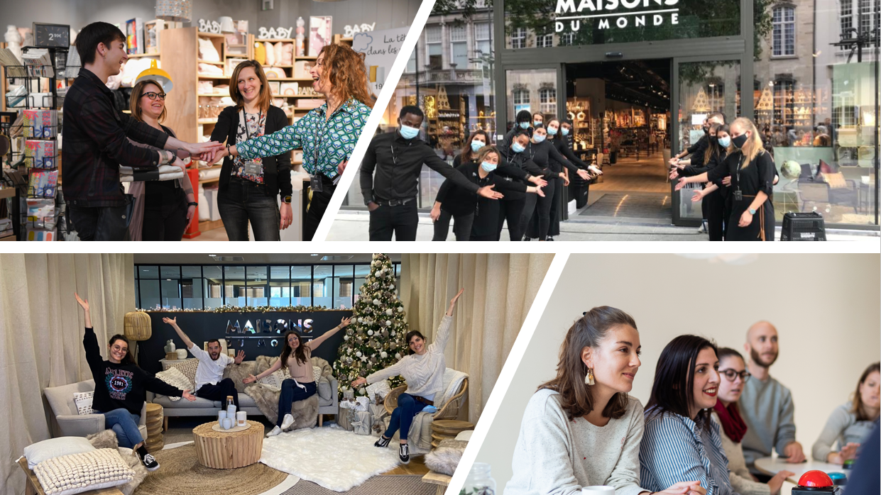 Les collaboratrices et collaborateurs de Maisons du Monde